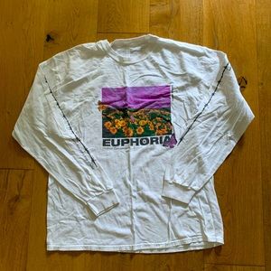 Men’s Long sleeve Graphic T-shirt- Size XL